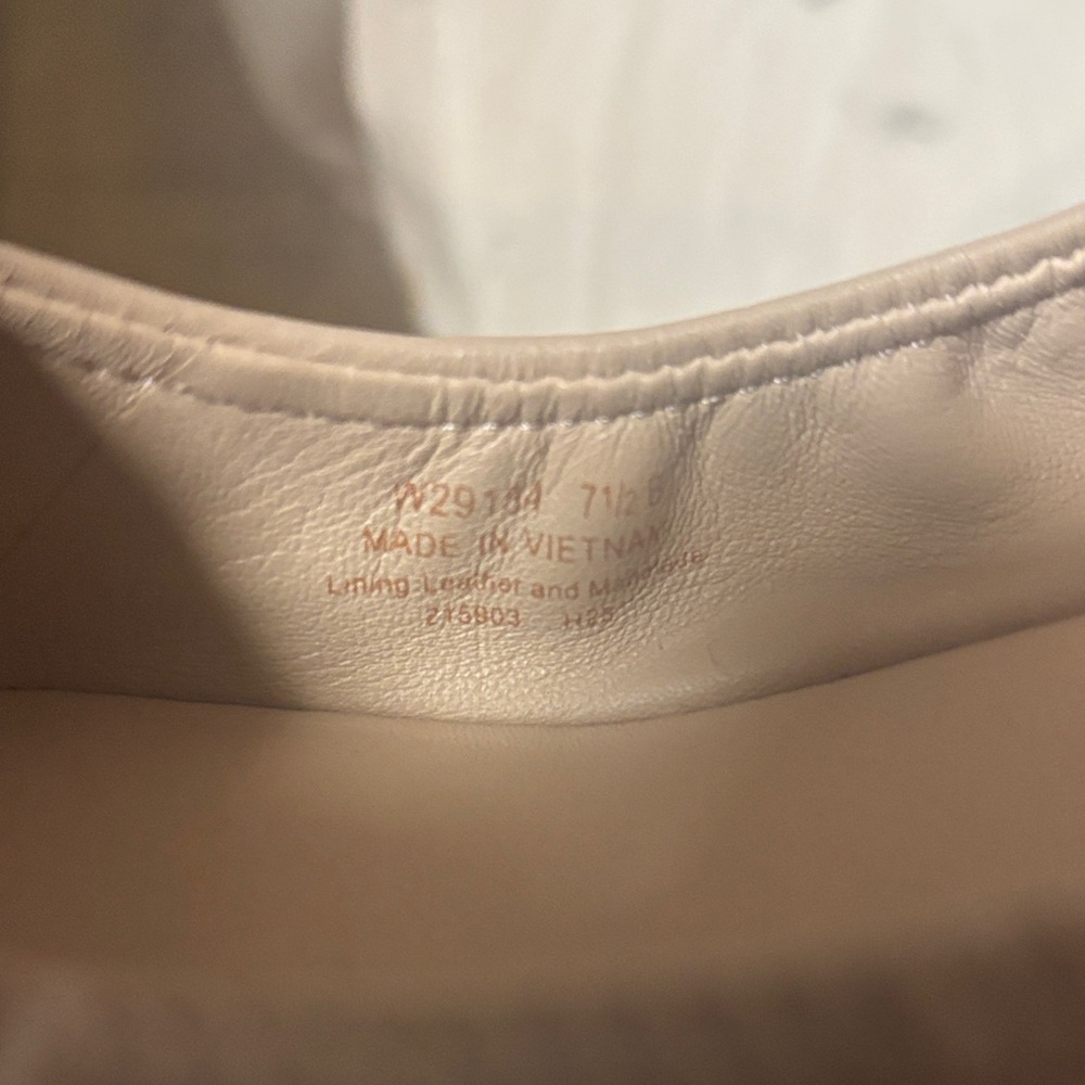 Cole Haan Women's Tan Loafers with Gold Detail - Picture 3 of 7